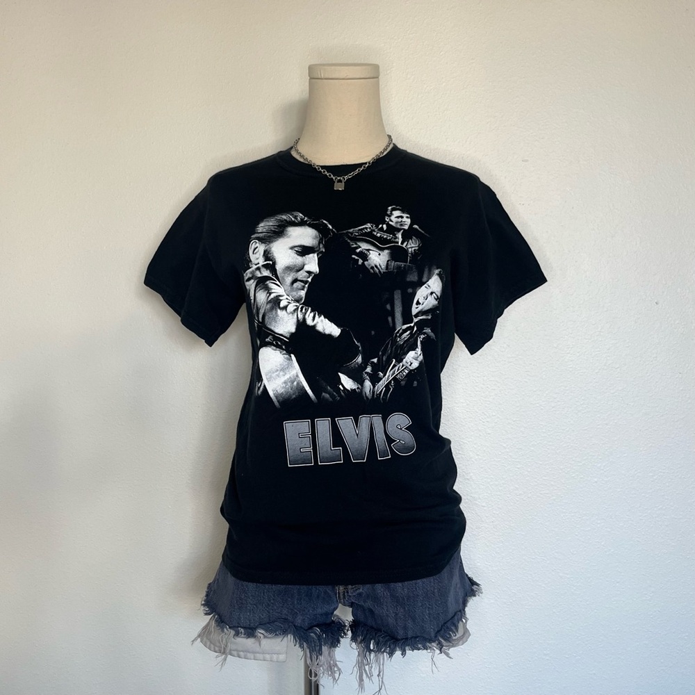 Black Gilden Elvis T-shirt